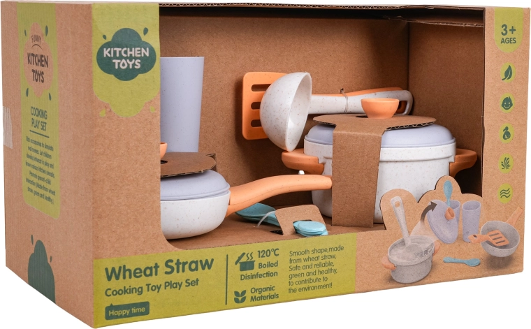 Children's bioplastic dinnerware set