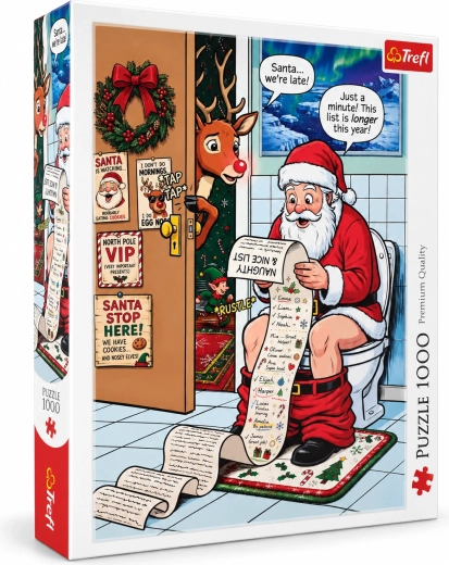 Trefl Santa's Moment of Peace puzzle, 1000 pieces