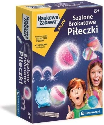 Clementoni Mokslinės pramogos mini laboratorija beprotiškiems blizgantiems šokinėjantiems kamuoliukams
