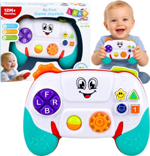 My First Game Joystick – interactive educational game controller for toddlers with lights and sounds