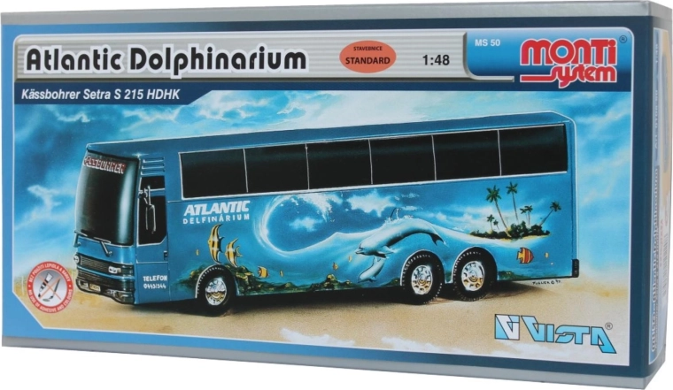 Setra Atlantic Dolphinarium Bus Model Kit Monti System 50