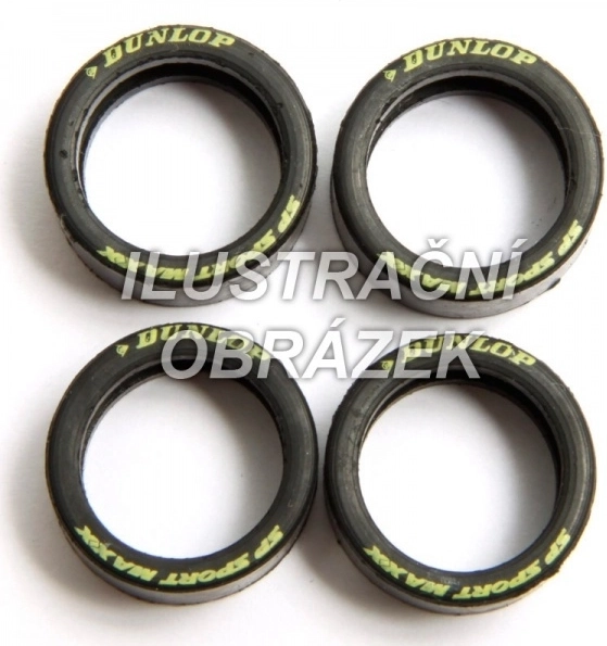 Tires for CARRERA cars tanker and tow truck (4 pcs) EVO/D132