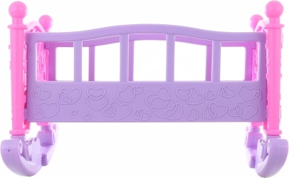 Plastinė lėlių lopšė 45 cm