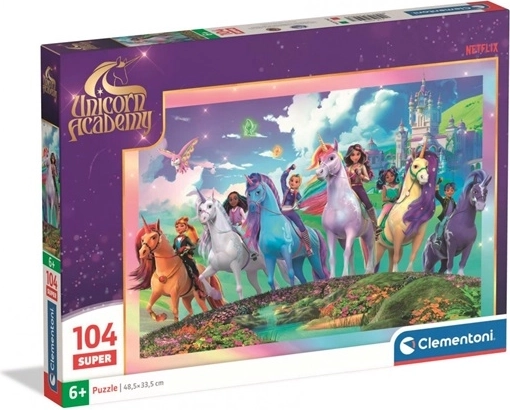 Clementoni dėlionė „Unicorn Academy“ Super, 104 detalės