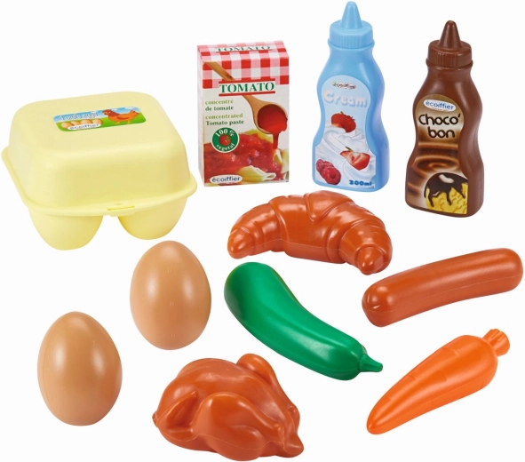 Breakfast set in a net – pretend food for a kids’ play kitchen