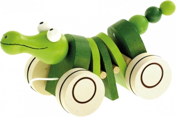 Bino & Mertens pull-along crocodile - 1 piece