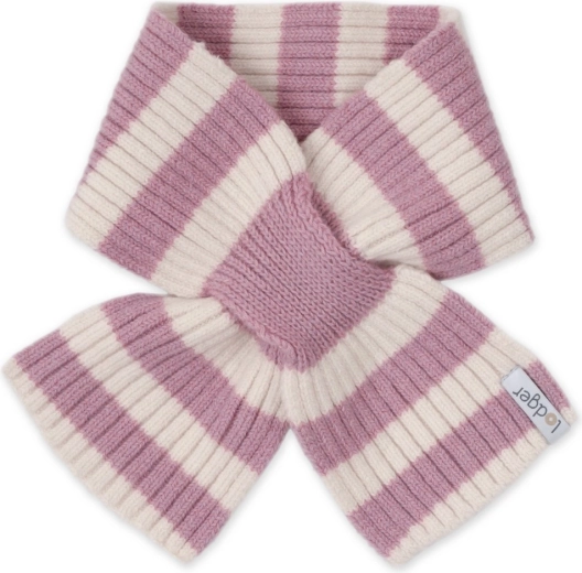 Lodger vaikiška merino vilnos skarelė Stripe Mauve – 1 vnt.