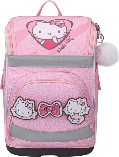 Baagl mokyklinė kuprinė–portfelis Zippy plus Hello Kitty sweet leopard GRS