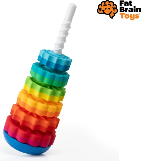 Fat Brain SpinAgain Tower with Spinning Discs