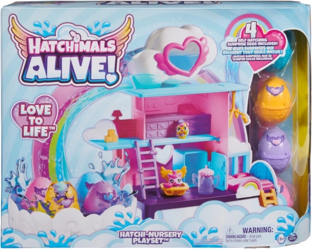 Hatchimals žaidimų rinkinys Vaivorykštės pasaulis perėjimas vandenyje