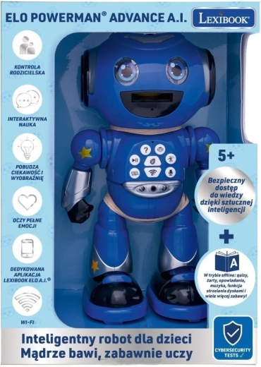 Lexibook ELO POWERMAN – interaktyvusis robotas su dirbtiniu intelektu