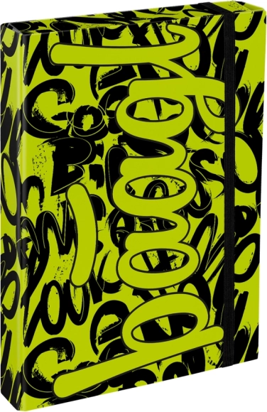 Baagl aplankai mokykliniams sąsiuviniams A4 Jumbo – Lime