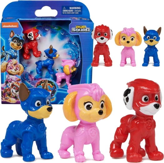 Mini figures from the movie Paw Patrol 2