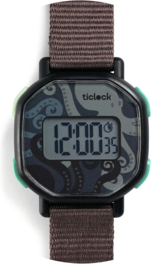 DJECO Black Octopus Digital Watch