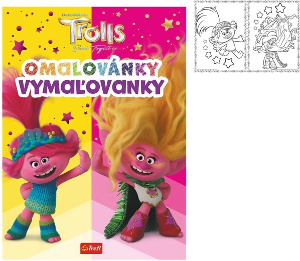 spalvinimo knygelė Trolls 20 × 27,5 cm
