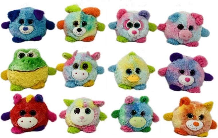 Plush ball with big eyes 19 cm