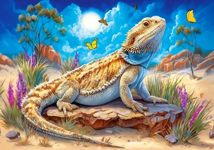 Puzzle Lizard King 500 pieces CASTORLAND