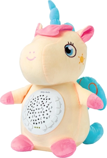 Milly Mally Milly Plush Unicorn with Projector