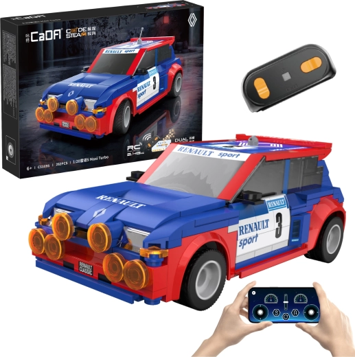 Konstruktorius CaDA RC automobilis RENAULT 5 Maxi Turbo 1:20 (282 detalės)
