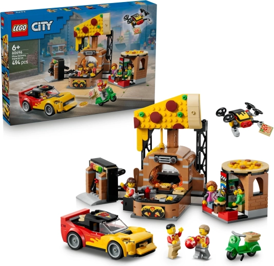 LEGO City picos pristatymas su transporto priemonėmis