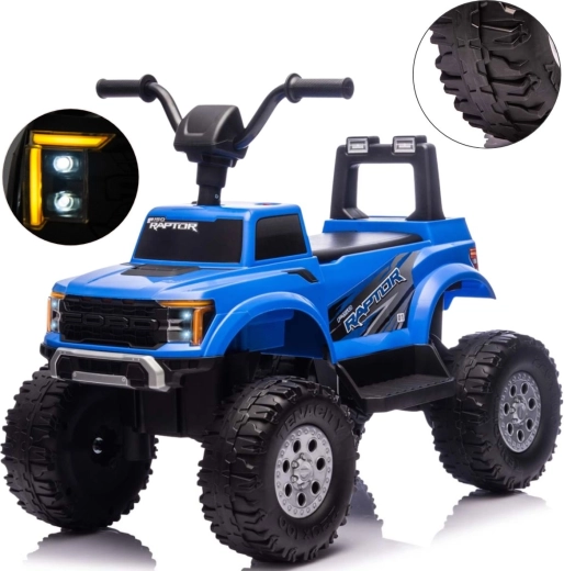 Elektrinis automobiliukas Milly Mally Ford F-150 Raptor mėlynas