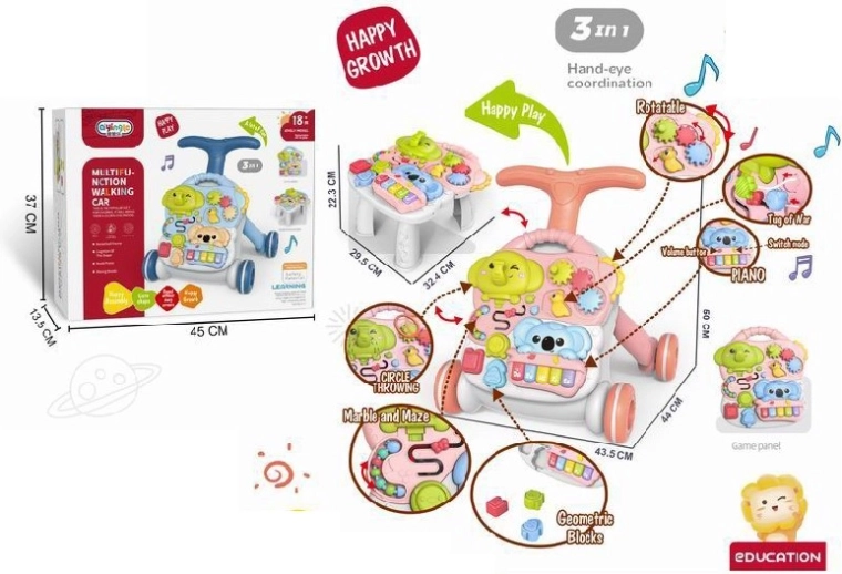 Stumdukas ir mokomasis stalas 3 viename