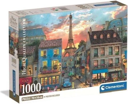 Clementoni Paris Streets Puzzle, 1000 Pieces