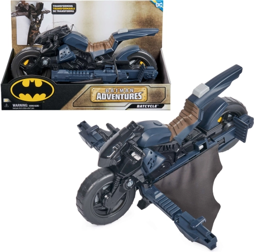 Batcycle – transformuojamas motociklas su sparnais 30 cm DC COMICS figūrėlėms