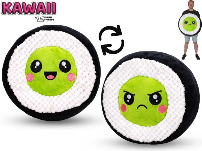 Pliušinis suši avokadas 60 cm Plush Friends Kawaii – 1 vnt.