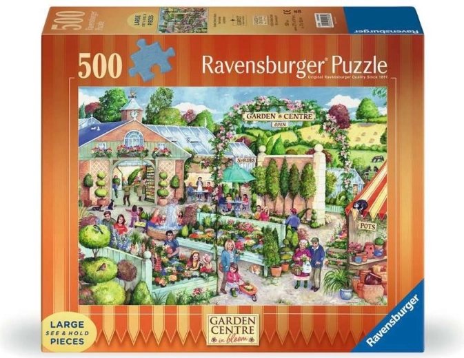 Ravensburger dėlionė „Žydintis sodo centras“ XXL 500 detalių