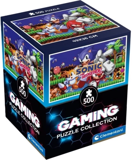 Dėlionė CLEMENTONI Gaming Collection Sonic – 500 detalių