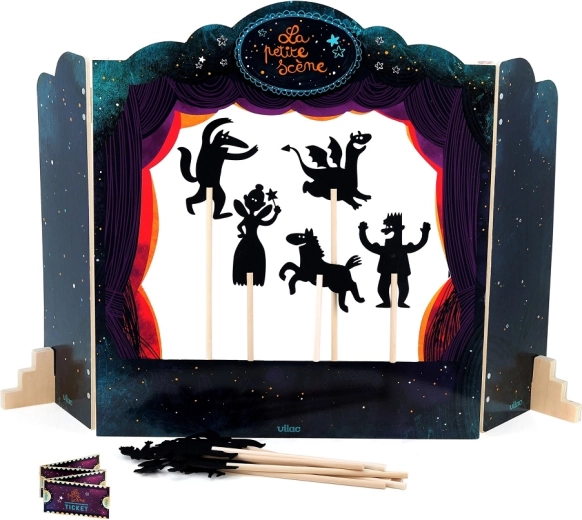 Vilac wooden shadow theatre La petite scène