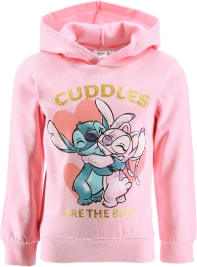 Pink Lilo & Stitch Hooded Sweatshirt