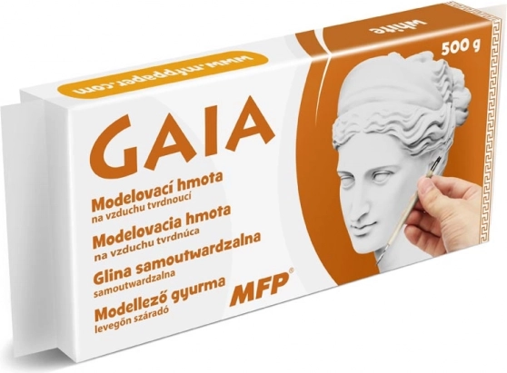 Modeliavimo masė GAIA balta 500 g