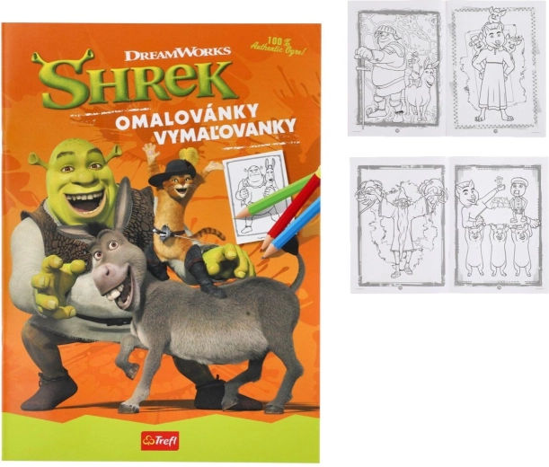 Šreko spalvinimo knygelė