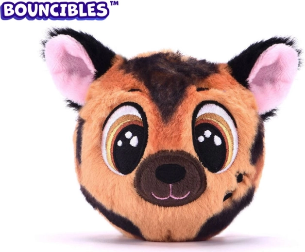 Pliušinis šokinėjantis kamuoliukas Bouncibles ZIKO 8 cm