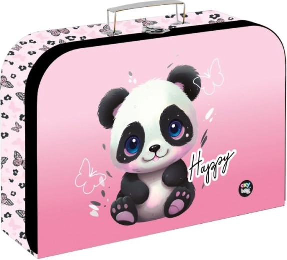 Vaikiškas laminuotas lagaminėlis Panda 34 cm
