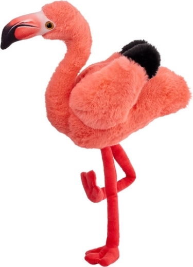 Pliušinis flamingas 28 cm