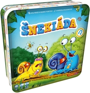 Šnekiada – magnetinis lenktynių žaidimas