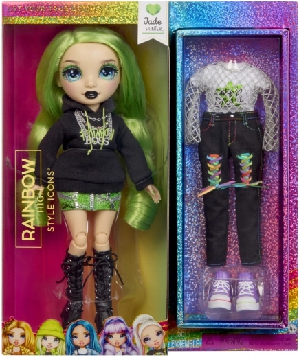Rainbow High fashion doll Jade Hunter with 2 outfits