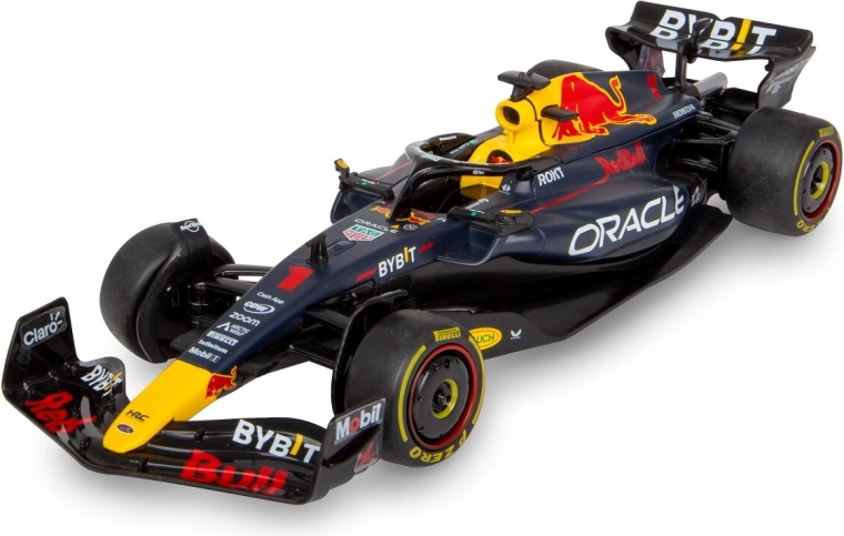 Formulės 1 modelis „Oracle Red Bull Racing RB19“, mastelis 1:32, tamsiai mėlynas