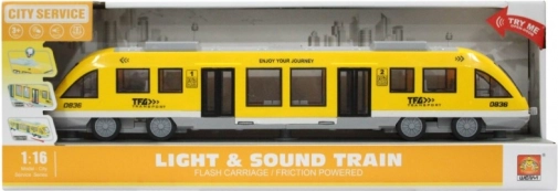 Geltonas tramvajus su inercine pavara 1:16