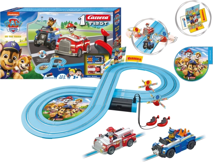 Carrera FIRST Paw Patrol On the Track 2.4 m Slot Car Racing Set
