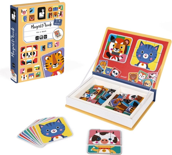 Janod Magnetic Book Animals - Puzzle