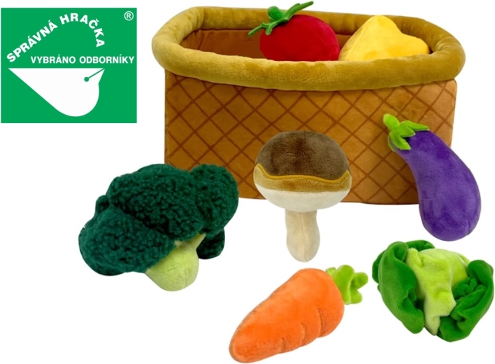 Magic Baby Vegetables in Basket - Plush Toy