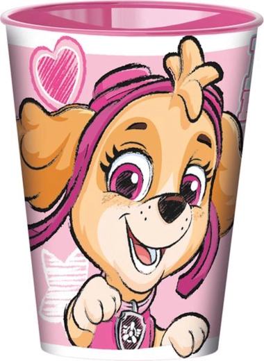 Plastikinis puodelis Paw Patrol 260 ml rožinis