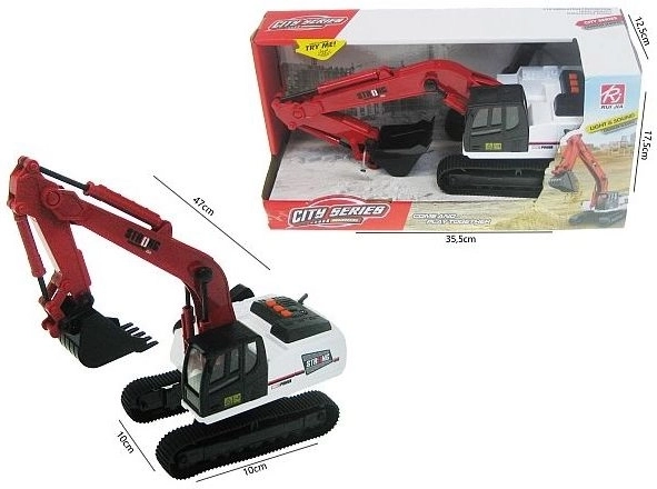 Hau18 children’s excavator with light and sound 16 cm