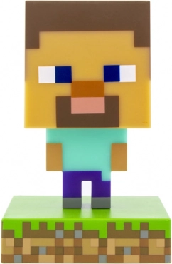 Dekoratyvinė lempa, įkvėpta žaidimo Minecraft – Steve