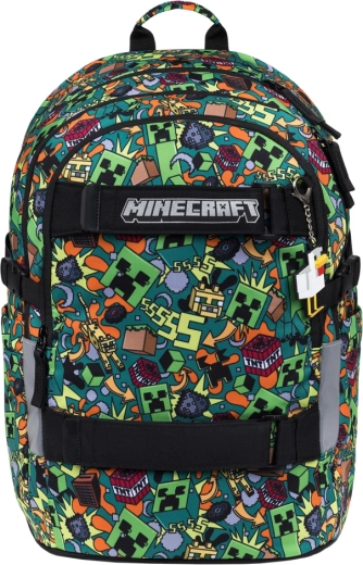 Mokyklinė kuprinė BAAGL Skate MINECRAFT Chaos