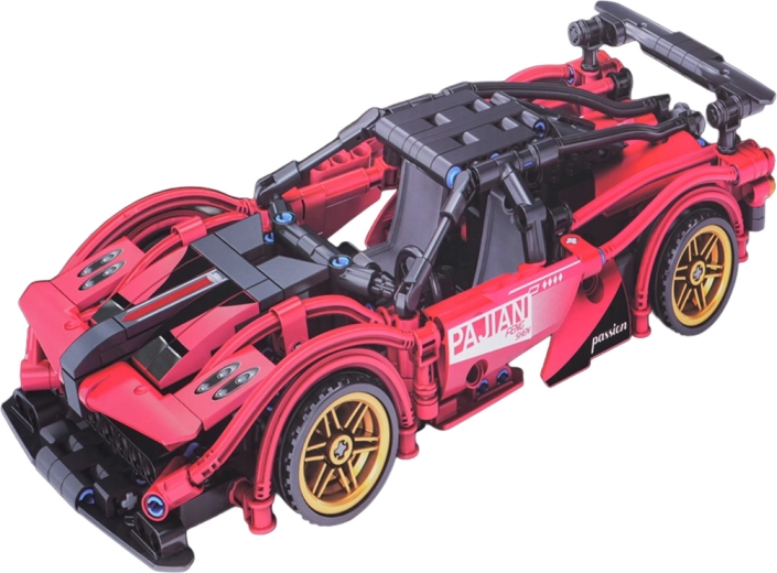 Construction set sports car red 482 pieces
